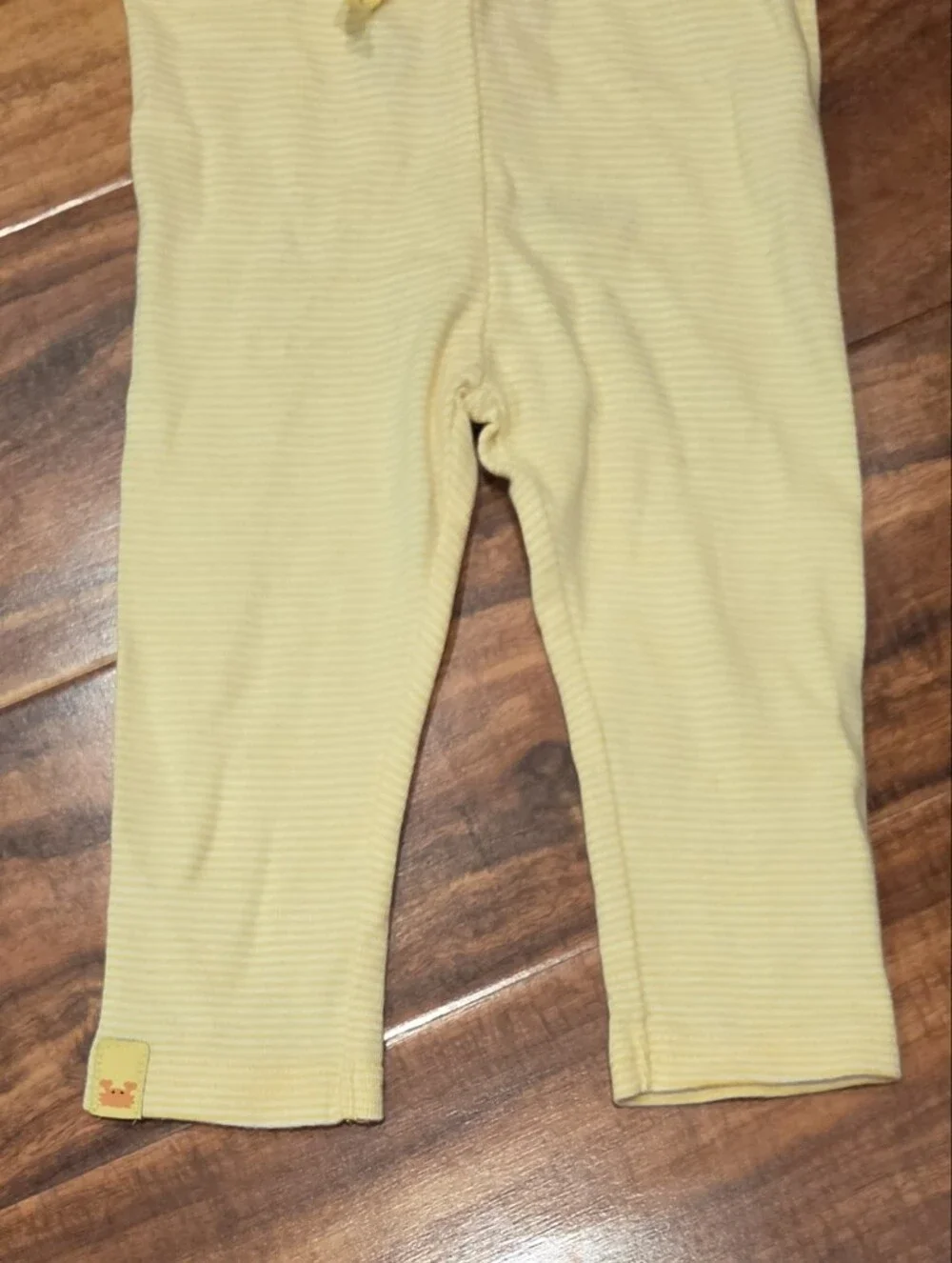 Gymboree NWT 6-12 Months Yellow Striped Crab Romper and Leggings